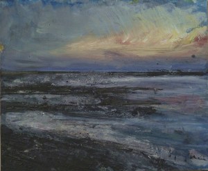 'Severn 1'. Acrylic on 14x11" wood panel