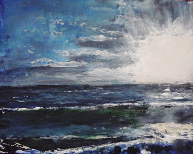 Sea from Castle Point, Lindisfarne