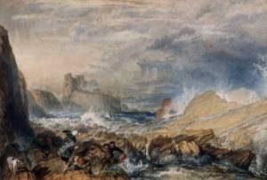 Tantallon Castle 1821 Joseph Mallord William Turner 1775-1851 Manchester City Galleries http://www.tate.org.uk/art/work/TW0600