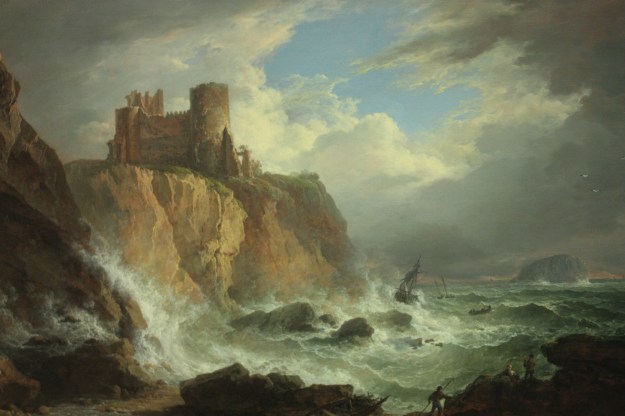 'View of Tantallon Castle and the Bass Rock' by Alexander Nasmyth