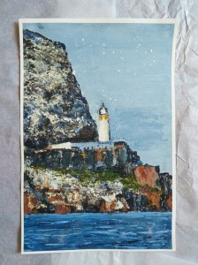 'North Berwick, Autum'. 14x9.5 inch giclee print