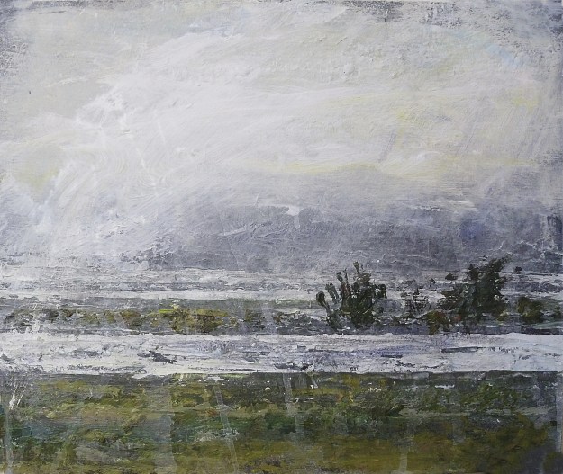 'Canalscapes 4'. Acrylic on 14x11" wood panel