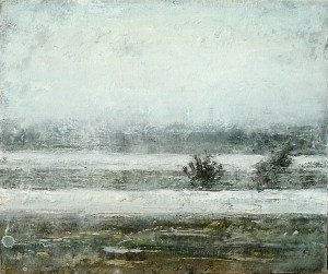 'Severn 2'. Mixed media on 14x11" wood panel