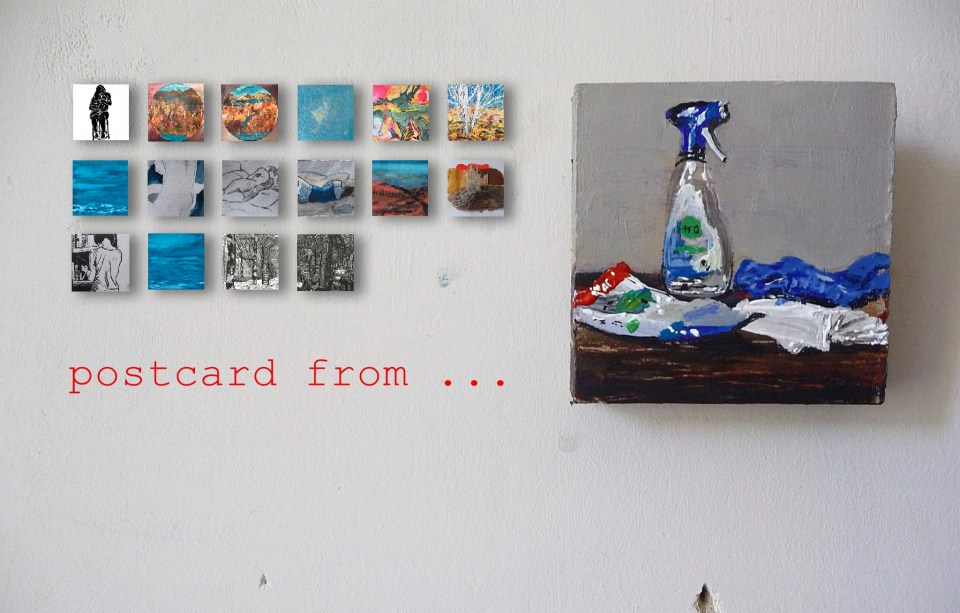 'Postcard From ...' banner. (Created by Adam Brewster, 2020)