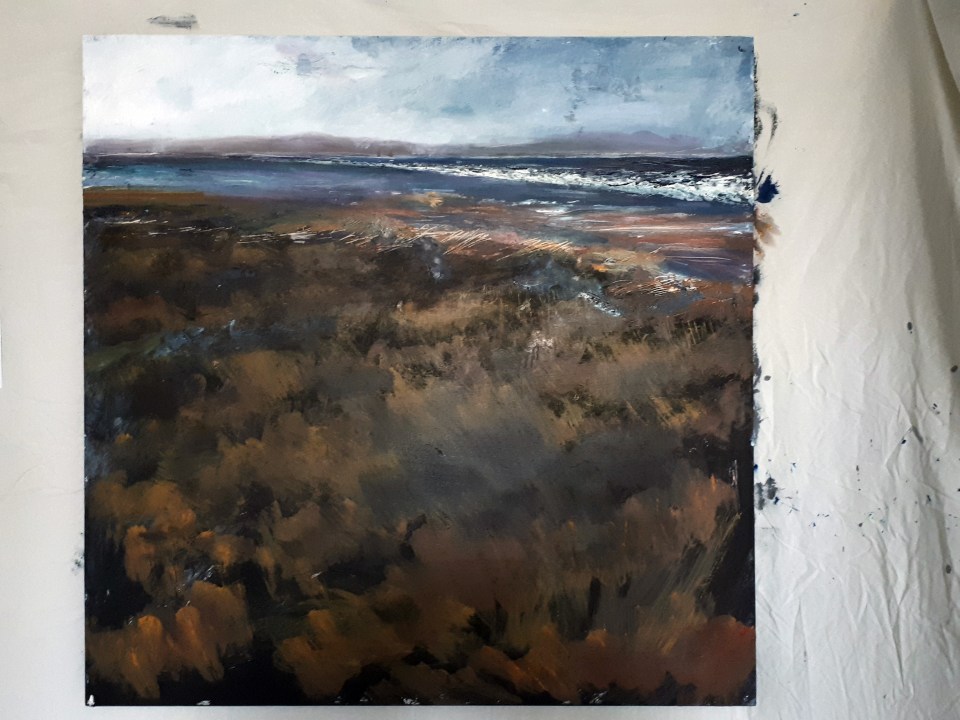 2. 'Aberlady' in progress. Rose Strang 2020