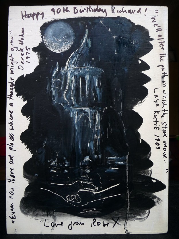 'Santa Maria Della Salute'. Oil on A4 board. Rose Strang 2020