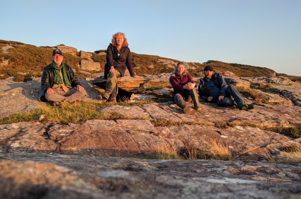 From left: Donald, Catherine, Rose, Adam. Photo Adam Brewster 2020