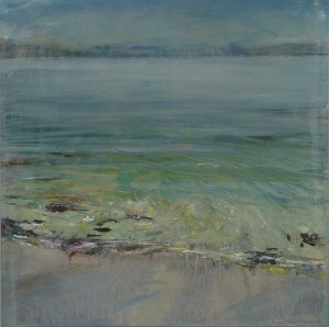 Ardban, Morning Sunlight. 19.5" x 19.5". Oil on wood. Rose Strang 2020