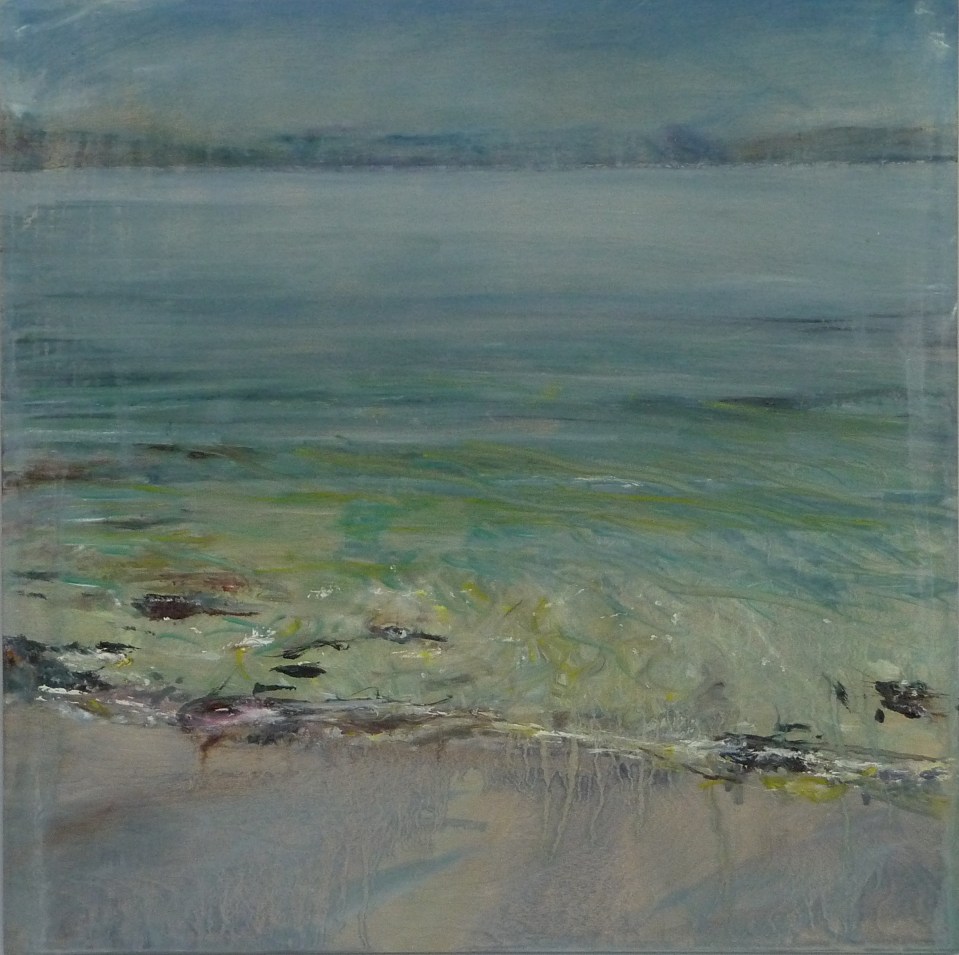 Ardban, Morning Sunlight. 19.5" x 19.5". Oil on wood. Rose Strang 2020