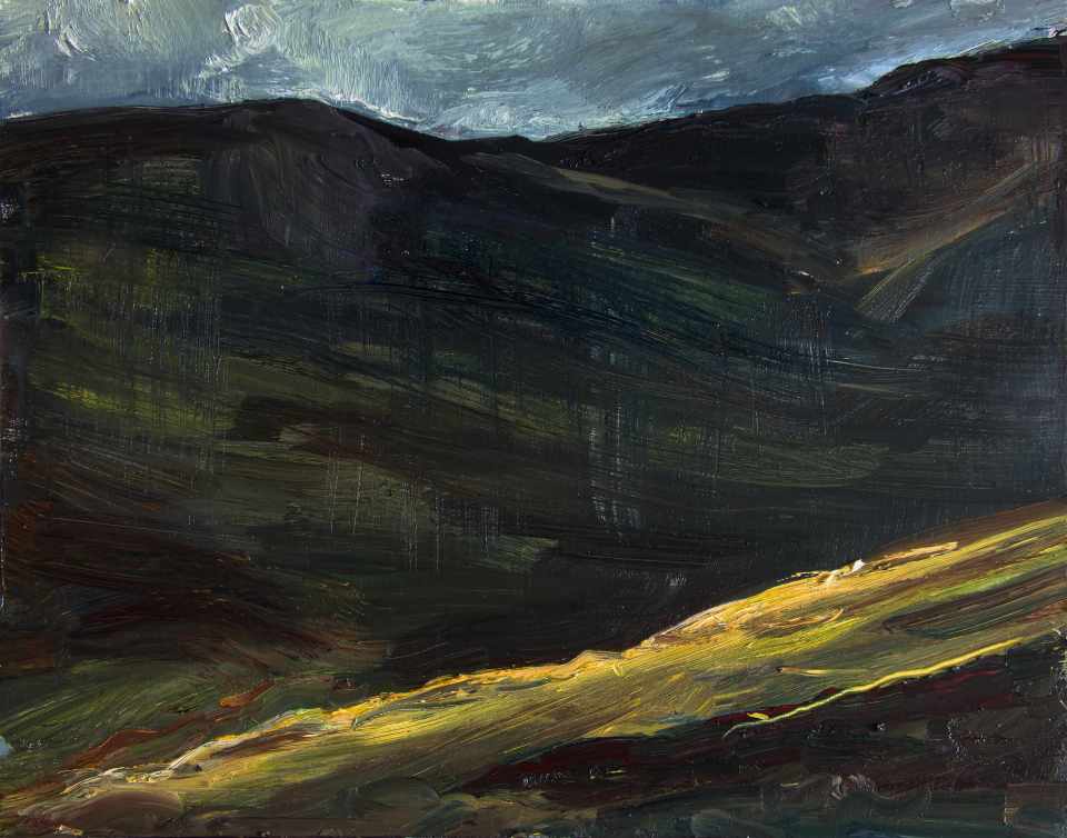 Glenshee 1. Oil on14 x 11 inches. Rose Strang 2026