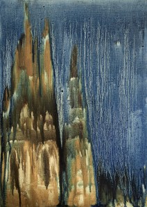 Vesper II. Oil on wood. 42 by 30 cms. Rose Strang 2026